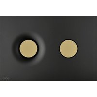 Alcadrain - wc - Betätigungsplatte M1978-7 Dot.Dot.Schwarz-Matt / Gold-Matt Alcadrain - wc - Betätigungsplatte M1978-7 Dot.Dot.Schwarz-Matt / Gold-Matt von ALCADRAIN