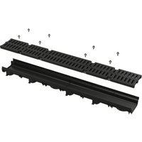 Alcadrain - Entwässerungsrinne 60 mm mit Kunststoffrand und Rost aus Komposite B125 Alcadrain - Entwässerungsrinne 60 mm mit Kunststoffrand und Rost aus Komposite B125 von ALCADRAIN