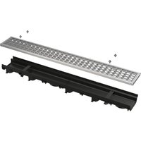 Alcadrain Entwässerungsrinne 60 mm mit Kunststoffrand und Rost verzinkt B125 Alcadrain Entwässerungsrinne 60 mm mit Kunststoffrand und Rost verzinkt B125 von ALCADRAIN
