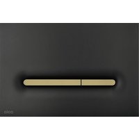 Alcadrain - wc - Betätigungsplatte M1878-7 Linka Schwarz-Matt / Gold-Matt von ALCADRAIN