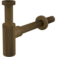 Alcadrain - Design Siphon 1 1/4 rund, Ganzmetall Bronze antic - Bronze von ALCADRAIN