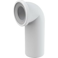 WC-Anschluß Bogen 90 Grad Abfluß weiß weiss WC-Abfluß Abflussrohr wc Verbindung für Toilette von Alcaplast