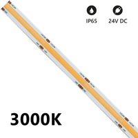 5 m COB IP65 einfarbiger LED-Streifen 15 W/MT 24 V – 3000 K von ALCAPOWER