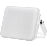 Alcapower - Weißer LED-Projektor Außenstrahler 230V 10W 4000K Abdeckung milchig 950lm 89x62x25,5 mm von ALCAPOWER