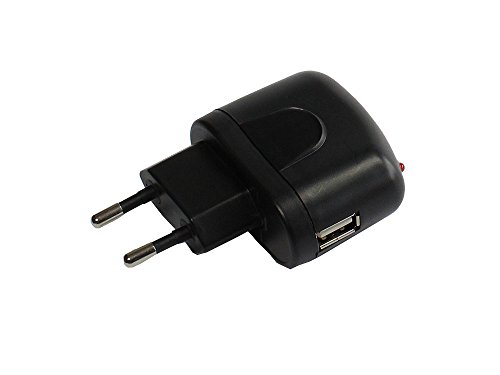 Good Connections Reiseladeadapter USB, 230V -> USB (2A), schwarz von Alcasa