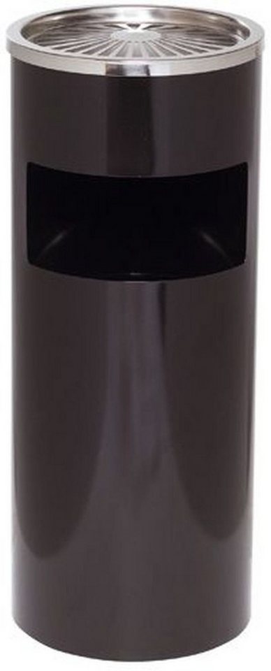 ALCO Aschenbecher Standascher rund 610x250mm Stahlblech schwarz von ALCO