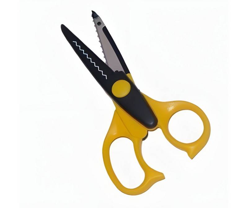 ALCO Bastelscheren Alco Schere Kreativ Zackenschnitt Edelstahl rostfrei gelber Griff ALCO Bastelscheren Alco Schere Kreativ Zackenschnitt Edelstahl rostfrei gelber Griff von ALCO