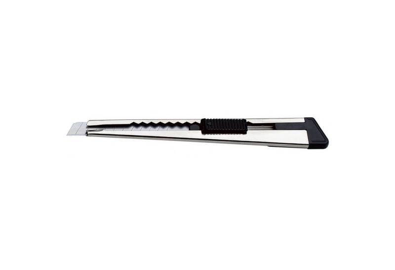 ALCO Cuttermesser ALCO Metall-Cutter 9mm arretierbar Nr. 121, vernickelt, silber von ALCO