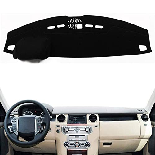 Auto-Armaturenbrett-Abdeckung für Land Rover Discovery 3 4 Range Rover Sport, Armaturenbrettabdeckung Matte Instrument Teppich Sonnenschutz Rutschfeste Mittelkonsole Dekoration Pad Rug von ALCOD