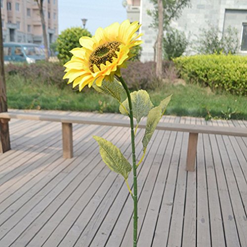 alkyoneus 1 Fake Blume Vivid Big Künstliche Sonnenblume Home Zaun Dekoration von Alcyoneus