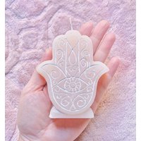 Hand Der Fatima Kerze, Hamsa Des Mitgefühls Hand, Heiliges Symbol, Heilung, Meditation, Schutz, Spirituelles Geschenk von ALCritualshop