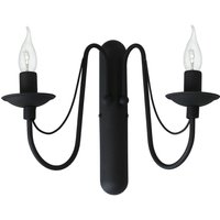 Wandleuchte Schwarz Rustikal Lampe Wohnzimmer Flur Wandleuchte Schwarz Rustikal Lampe Wohnzimmer Flur von ALDEX