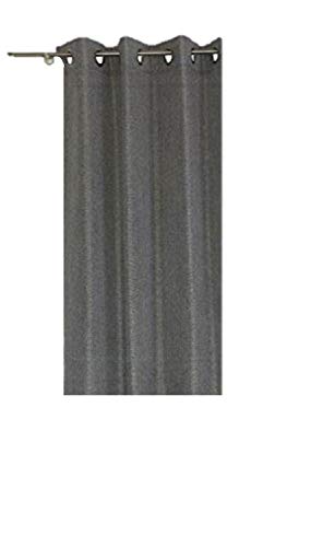 ALDOMO Oesenschal Ösenvorhang 140x235 cm Polaris Deko Gardine Leinenoptik meliert Grau ALDOMO Oesenschal Ösenvorhang 140x235 cm Polaris Deko Gardine Leinenoptik meliert Grau von ALDOMO