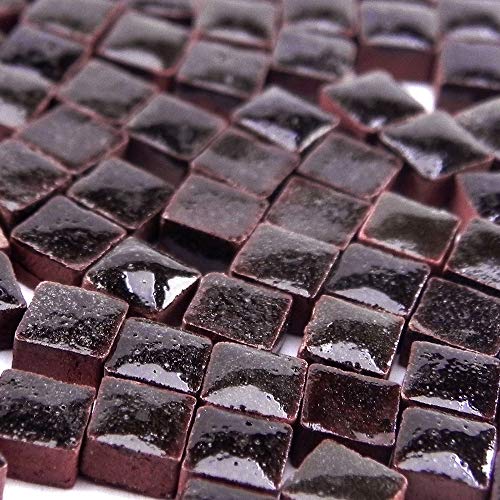 ALEA Mosaic Mini Mosaiksteine 5x5mm, 1000 Stück, Schokoladenbraun, RC01 von ALEA Mosaic