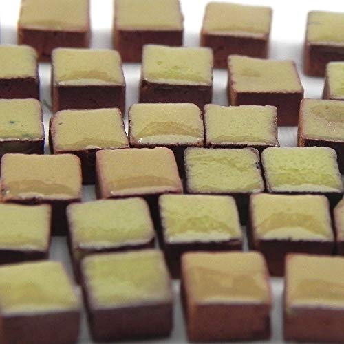 ALEA Mosaic Mini Mosaiksteine 5x5mm, 1000 Stück, Zitronengelb, RY01 von ALEA Mosaic