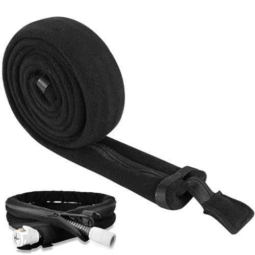 CPAP Schlauchschutz Fleece CPAP Schlauchhülle CPAP Schlauchabdeckung 6FT CPAP Rohrhülle Weicher Vliesschlauch Isolator mit Reißverschluss für die meisten CPAP Schläuche von ALEEIK