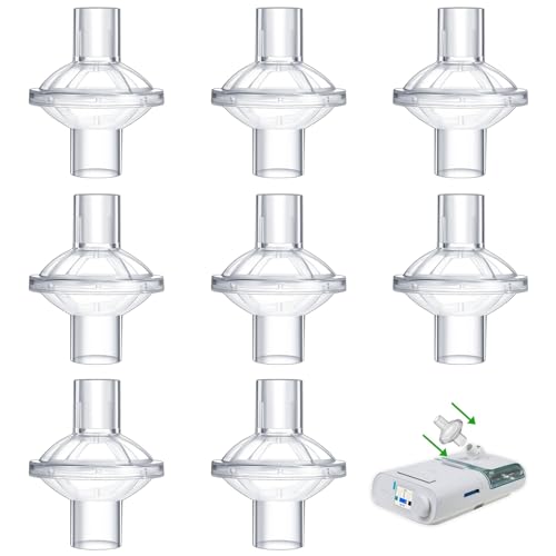CPAP lnline Filter 8 Packung CPAP Maschinenfilter lnline Viral Filter Universal Ersatzfilter CPAP Zubehör für CPAP und BiPAP Geräte sowie Schläuche CPAP lnline Filter 8 Packung CPAP Maschinenfilter lnline Viral Filter Universal Ersatzfilter CPAP Zubehör für CPAP und BiPAP Geräte sowie Schläuche von ALEEIK