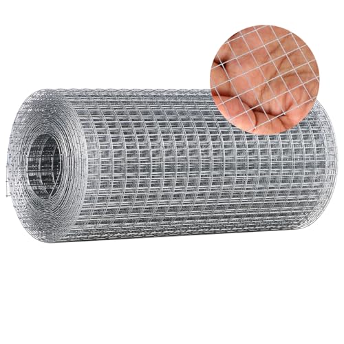 Drahtgitter Feinmaschig Verzinkt 200MMX6M Maschendraht Wühlmaus Gitter Volierendraht Kaninchendraht Metallgitter Kaninchen Zaun Garten Edelstahlgewebe Engmaschig für Haus Garage Garten von ALEEIK