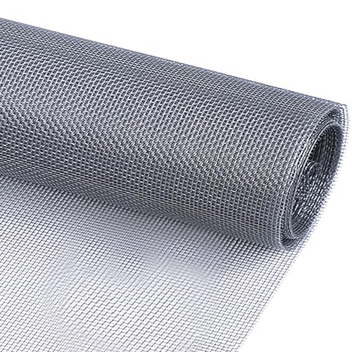 Edelstahl Wire Mesh Drahtgitter Feinmaschig Rolle Filtersieb Blatt 304 Edelstahl Gitter Edelstahlgewebe 30 mesh Drahtgeflecht für Türen Verhindert Mäuse Insekten und Schlangen 30 X 120 CM von ALEEIK