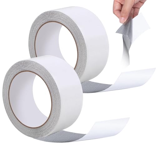 Fliegengitter Reparatur Set 2 Stück Selbstklebend Glasfaser Reparatur 5cmx5m Insektenschutz Fliegengitter Reparatur Klebeband Fliegengitter Flicken für Reparaturlöcher Siebnetz von ALEEIK