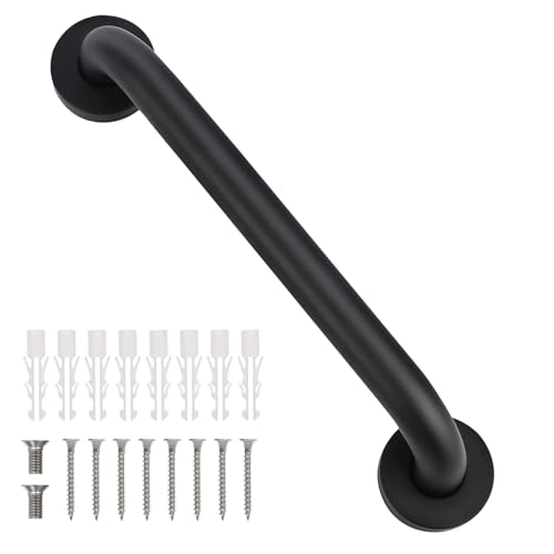 Haltegriff Edelstahl Rutschfest Haltegriffe 12inch Sicherheitsgriff Badezimmer Sicherheits Griff Badewanne Badezimmergriff Wannengriff für Senioren Kinder von ALEEIK
