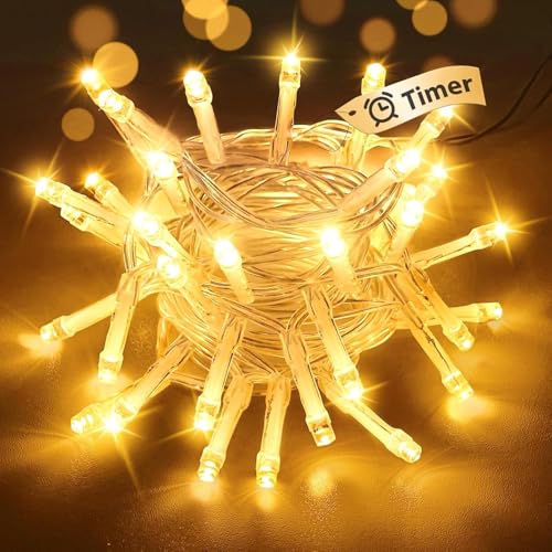 ALEGRE® 5M 50 LED Lichterkette mit Timer von ALEGRE