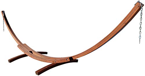 ALEOS. AS-S 410cm XXL Hängemattengestell Gestell aus Holz Lärche ohne Hängematte von ALEOS.