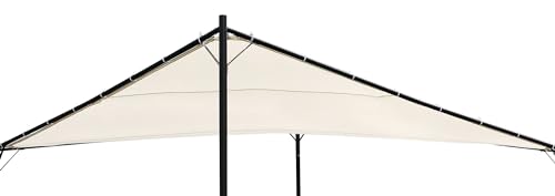 ALEOS. Dachplane für Gartenpavillon Paros 4x4 Meter - kein Umtausch oder Rückgaberecht von ALEOS.