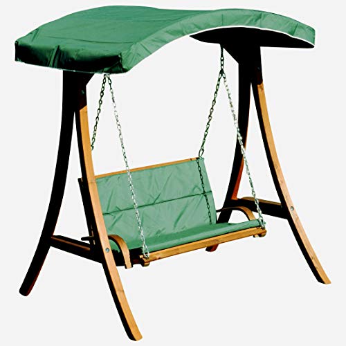 ALEOS. Hollywoodschaukel Rio GRÜN aus Holz Lärche mit Dach inkl. Auflage grün ALEOS. Hollywoodschaukel Rio GRÜN aus Holz Lärche mit Dach inkl. Auflage grün von ALEOS.