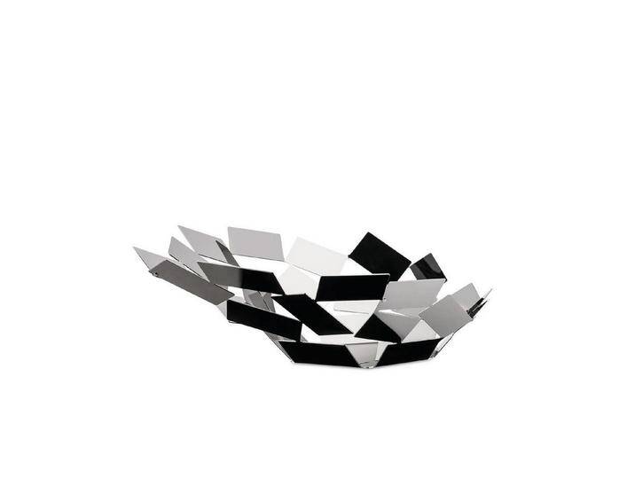 Alessi Obstschale La Stanza dello Scirocco Edelstahl MT03, Edelstahl, silberfarben von ALESSI