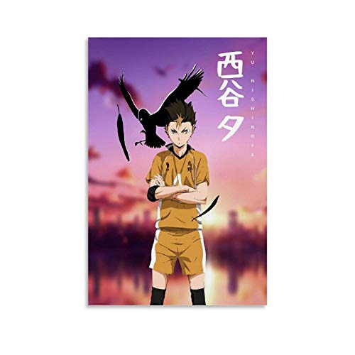 ALEW Haikyuu Nishinoya Poster, dekoratives Gemälde, Leinwand, Wandkunst, Wohnzimmer, Poster, Schlafzimmer, Malerei, 30 x 45 cm von ALEW