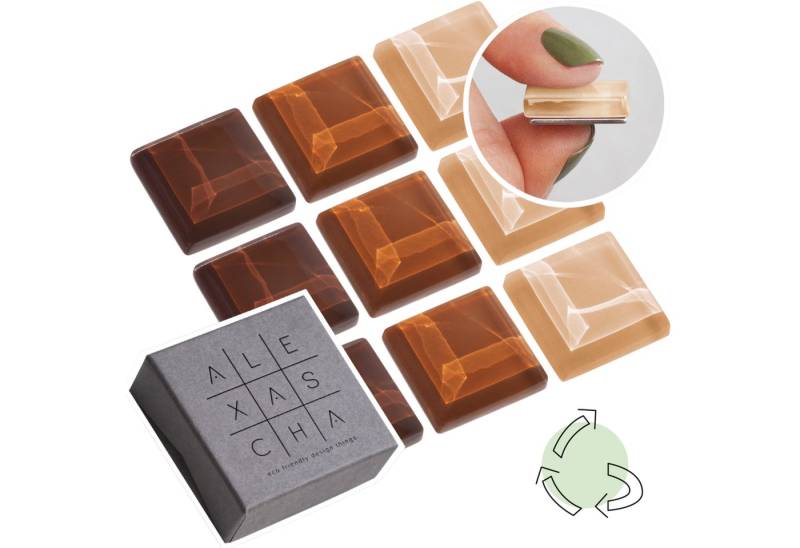 ALEXASCHA Magnettafel Magnet Set • 9 dekorative Kühlschrankmagnete • extra stark • upcycelt von ALEXASCHA