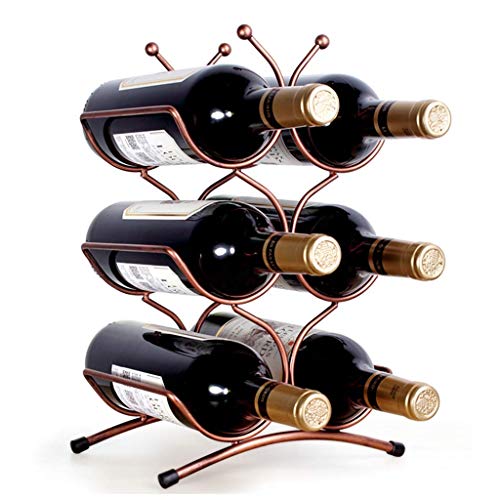 ALEjon Moderner Einfacher Kreativer Europäischer Weinkeller Einfacher Weinkeller Kleiner Weinflaschen-Dekorations-Flaschenständer von ALEjon