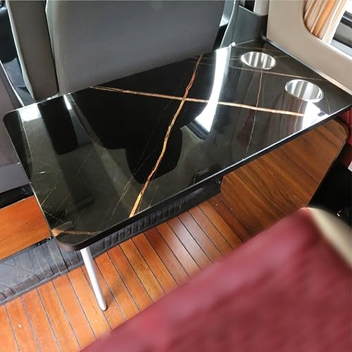 ALEjon Tragbarer Aluminium-Klapptisch mit abnehmbarer Stahlrohrhalterung und umweltfreundlichem Brett – kompakter und vielseitiger Picknicktisch mit integriertem Getränkehalter für Camping und von ALEjon