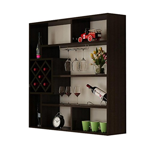 ALEjon Weinregal/Weinschrank im modernen, minimalistischen Stil zum Aufhängen an der Wand – ideal für die Hausbar, die Küche und mehr von ALEjon