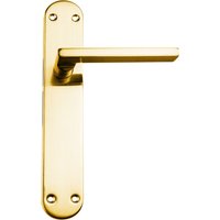 Gerader Zamak-Handschlossgriff mit glänzender Goldplatte von ALFA DYSER