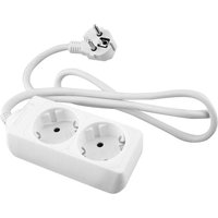 Weißes Basis-Onlex-T/T-Kabel, 1,5 m, 2 Buchsen von ALFA DYSER