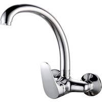 Einhand-Spültischmischer aus Java mit hochwandigem Rohrauslauf von ALFA