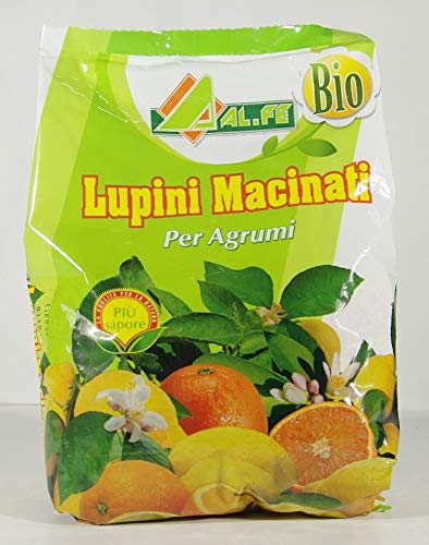 Biologischer DÜNGER-basierten Boden für Lupinen Zitrusfrüchte und ACIDOPHILIC PFLANZEN IN EINER PACKUNG ZU 1 KG von AL.FE