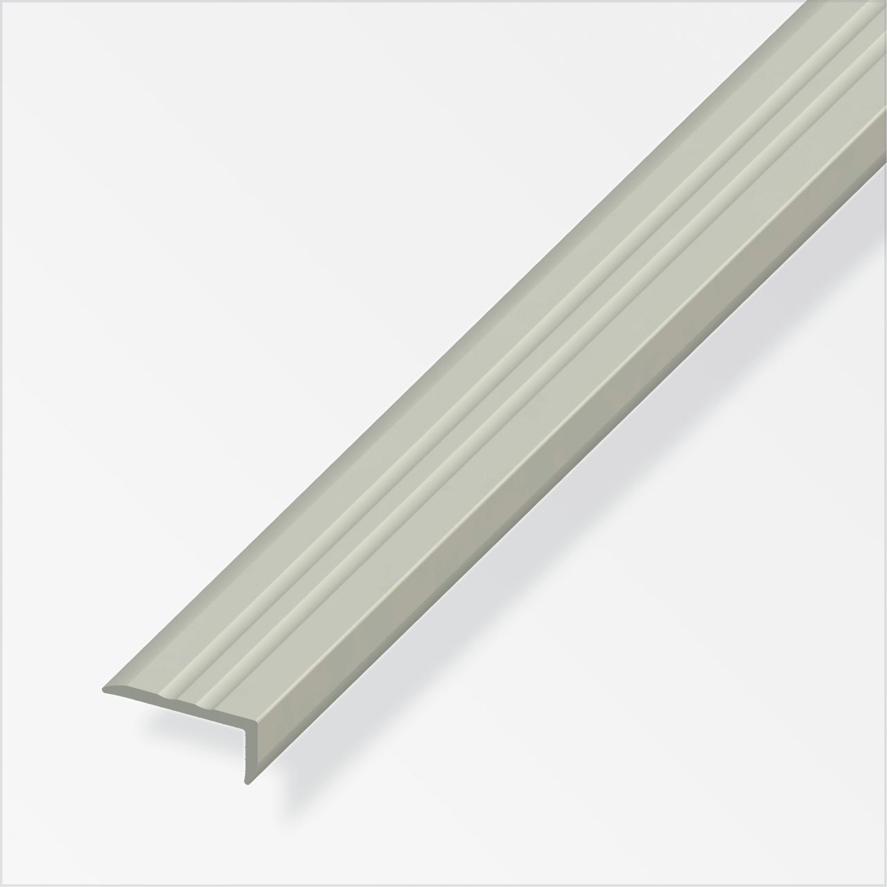 alfer Abschlussprofil 1 m, 25 x 10 mm PVC (Kunststoff) glatt graubeige von ALFER