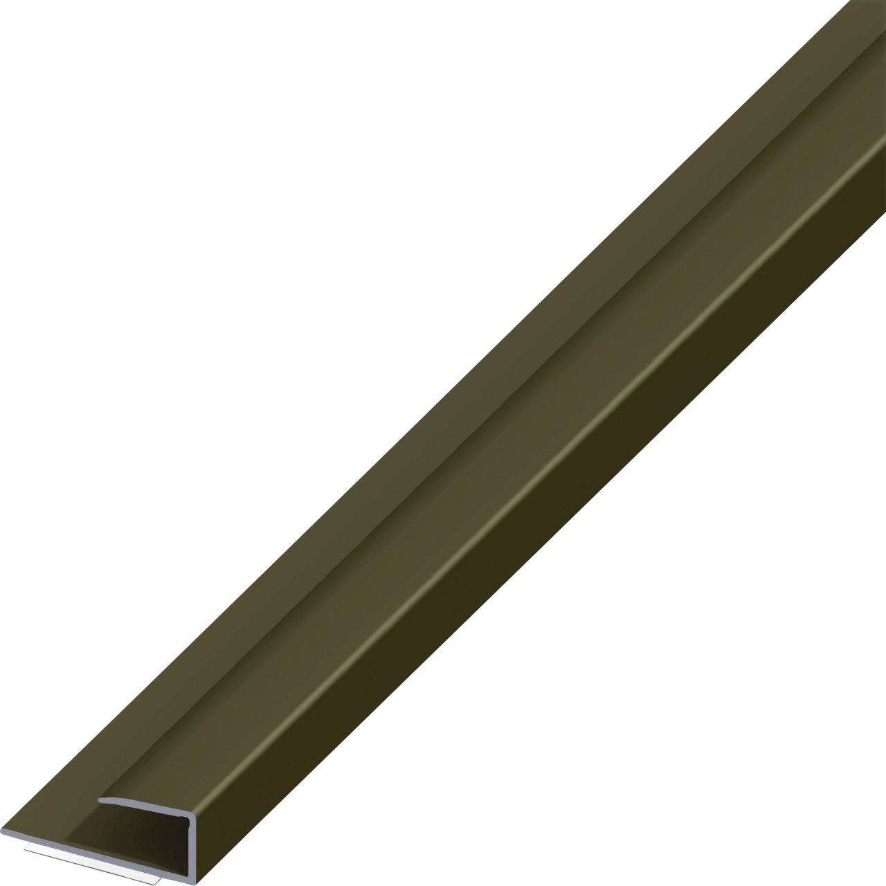 alfer Einfass-Profil 1 m, 15 x 7 mm Aluminium eloxiert bronze von ALFER