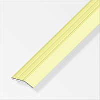 Alfer - Flachabschlussprofil 1 m, 30 x 5 mm Aluminium eloxiert messing Abschlussprofile von ALFER