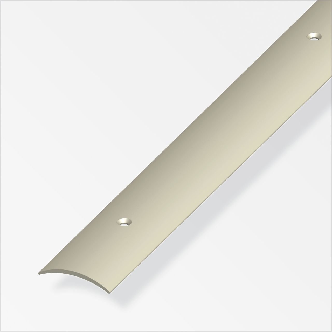 alfer Übergangsprofil 1 m, 30 x 5 mm PVC (Kunststoff) glatt braunbeige von ALFER