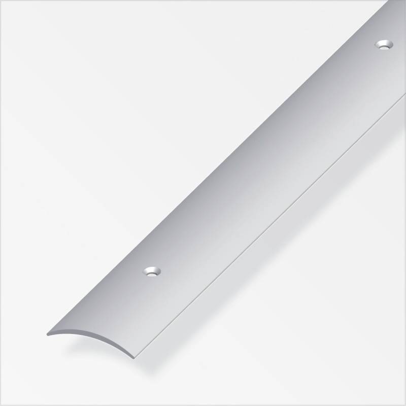 alfer Übergangsprofil 1 m, 30 x 5 mm PVC (Kunststoff) glatt grau, grau von ALFER
