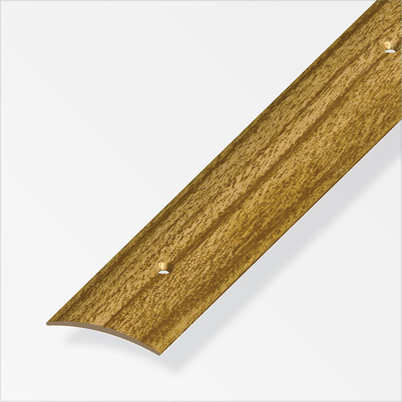 alfer Übergangsprofil 1 m, 30 x 5 mm PVC (Kunststoff) glatt nuss gold von ALFER