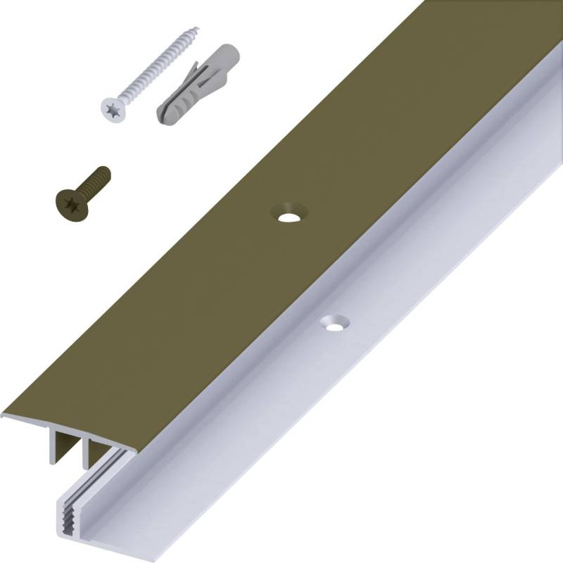 alfer Übergangs-Profil und Träger-Profil 1 m, 33 x 7 - 15 mm Alu bronze alfer Übergangs-Profil und Träger-Profil 1 m, 33 x 7 - 15 mm Alu bronze von ALFER