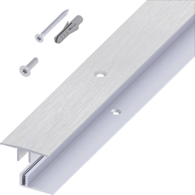 alfer Übergangs-Profil und Träger-Profil 1 m, 33 x 7 - 15 mm Alu gebürstet alfer Übergangs-Profil und Träger-Profil 1 m, 33 x 7 - 15 mm Alu gebürstet von ALFER