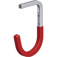 Wand u. Deckenhaken Typ 8 rot gummiert 11 x 16,5 x 9 cm Aluminium Haken - Alfer von ALFER