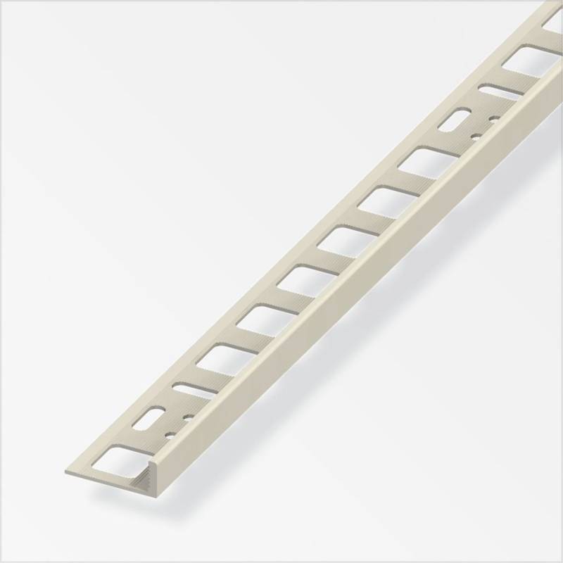 alfer Winkelprofil PVC glatt beige von ALFER