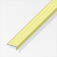 alfer Abschlussprofil 1 m, 25 x 10 mm Aluminium eloxiert messing Profil alfer Abschlussprofil 1 m, 25 x 10 mm Aluminium eloxiert messing Profil von ALFER